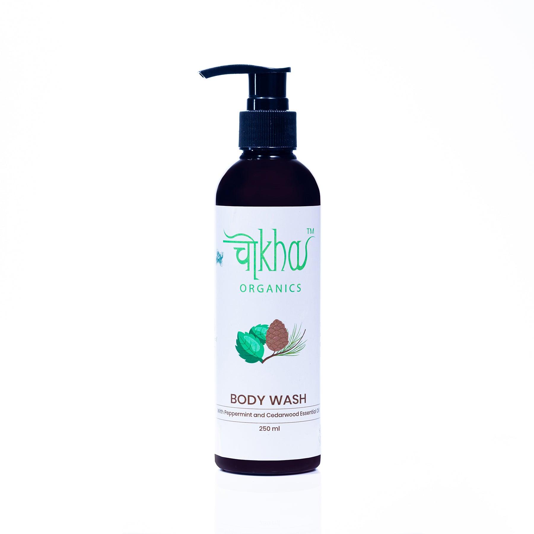 Peppermint + Cedarwood Body Wash - Chokha Organics